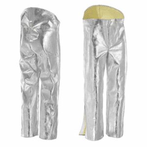 Pantalone in fibra aramidica alluminizzata