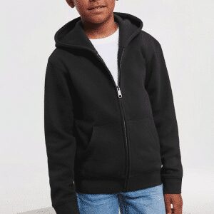 Kids Authentic Hooded Sweat with zip   Russell (1)