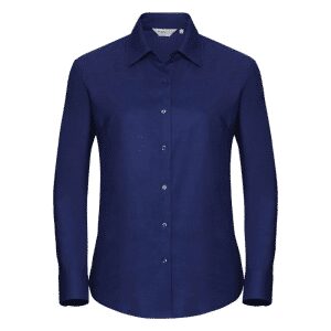 Ladies' Long Sleeve Easy Care Oxford Shirt   Russell (4)