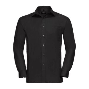 Men's Long Sleeve Pure Cotton Poplin Shirt   Russell (6)
