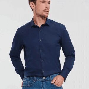 Men's Long Sleeve Ultimate Stretch   Russell (1)