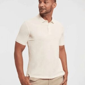 Men's Pure Organic Polo   Russell (1)