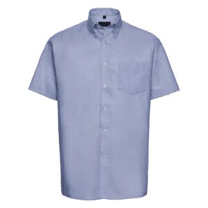 Men's Short Sleeve Easy Care Oxford Shirt   Russell (4)